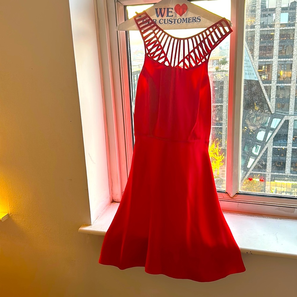 Parker red dress- size small - excellent used condition.  No flaws